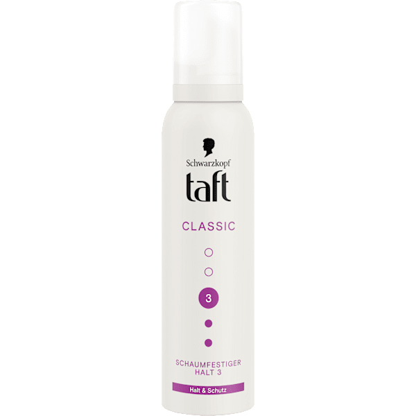 Schaumfestiger Classic, Halt & Schutz Schwarzkopf taft