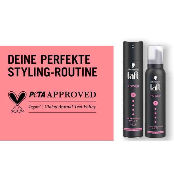 Schaumfestiger Power, Cashmere-artige Geschmeidigkeit Schwarzkopf taft