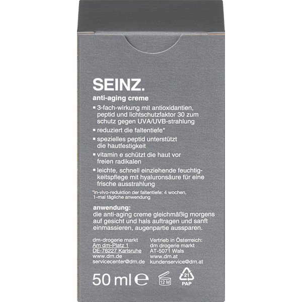 Anti-Aging Creme SEINZ.