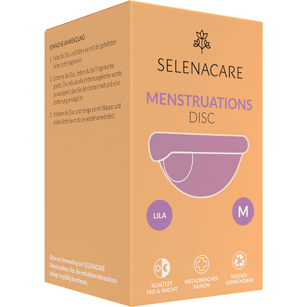 Menstruationsscheibe Lila Gr. M SELENACARE