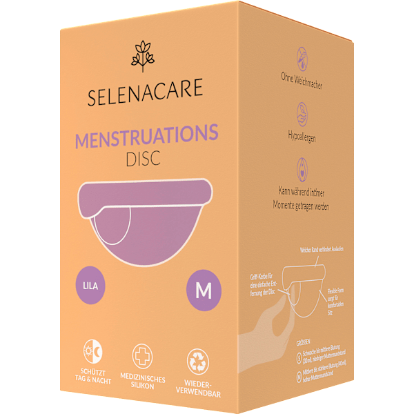 Menstruationsscheibe Lila Gr. M SELENACARE