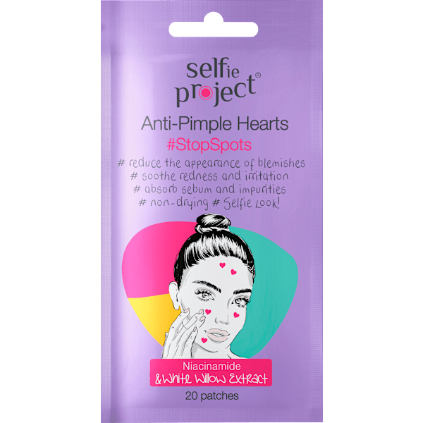 Anti Pickel Patches Herzen Selfie Project