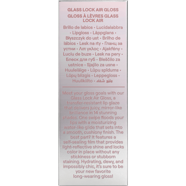 Lipgloss Glass Lock Air 118 Strawberry Milk SHEGLAM
