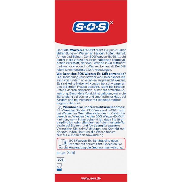 Warzen Entferner Stift, Warzen-Ex SOS