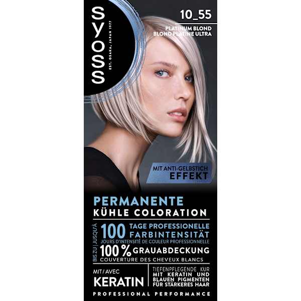 Haare Aufheller 10_55 Platinum Blond Syoss