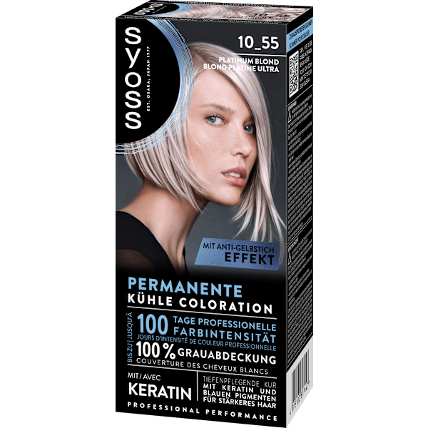 Haare Aufheller 10_55 Platinum Blond Syoss
