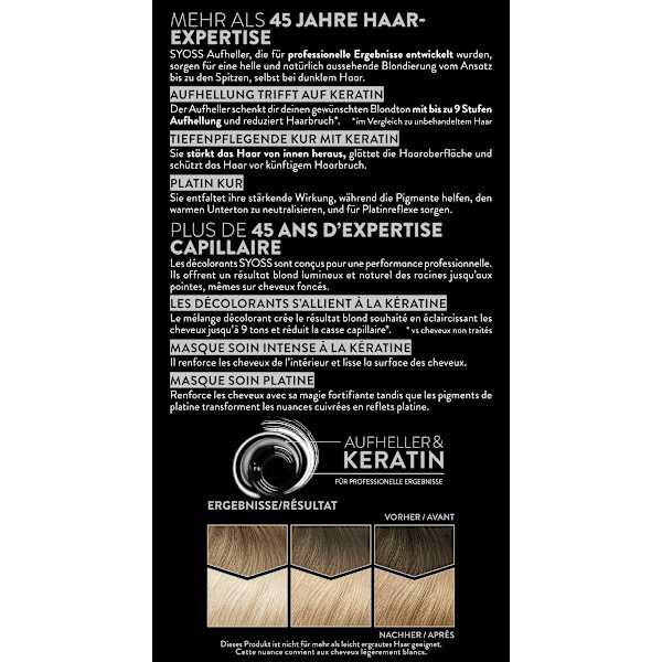 Haare Aufheller 13_5 Platin Syoss