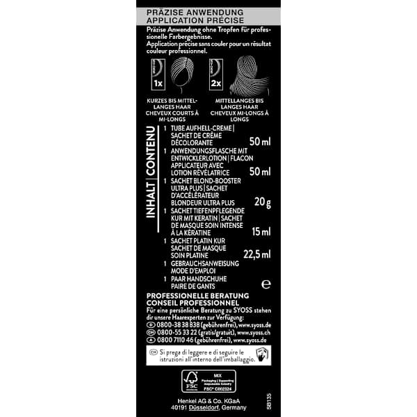 Haare Aufheller 13_5 Platin Syoss