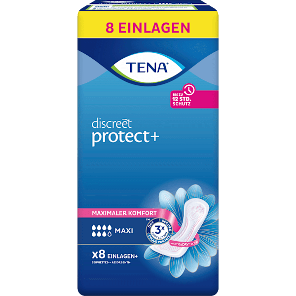 discreet Einlagen Inkontinenz Protect+ Maxi TENA