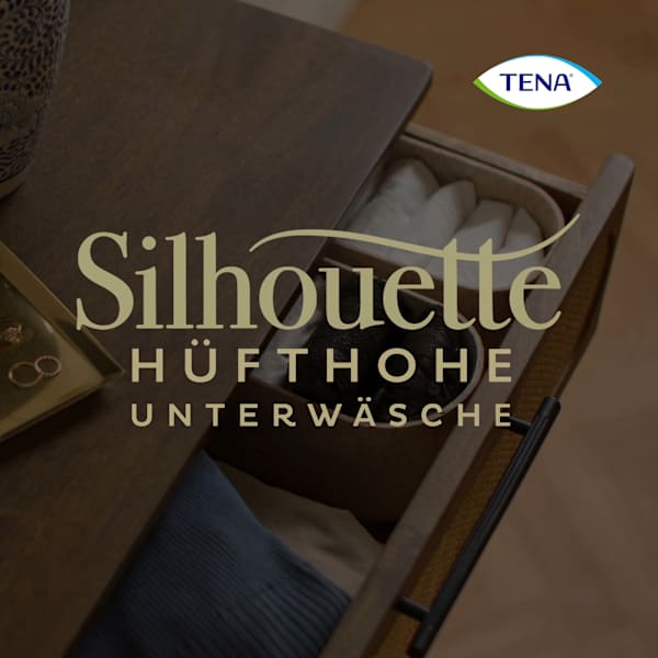 Pants Inkontinenz Silhouette schwarz Gr. L TENA