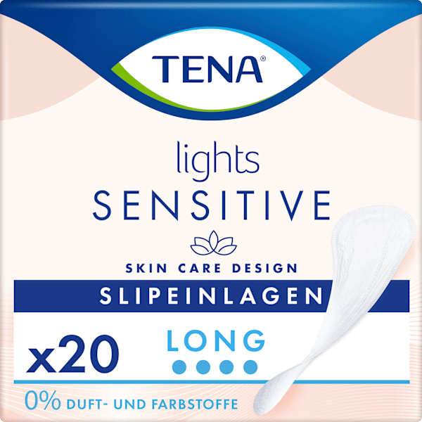 Slipeinlagen Inkontinenz Lights Sensitive Long TENA