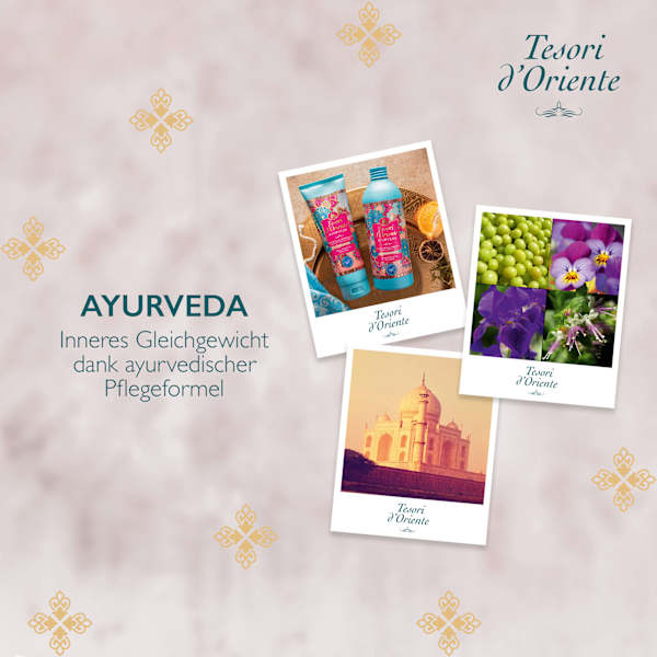 Cremedusche Ayurveda Tesori d'Oriente