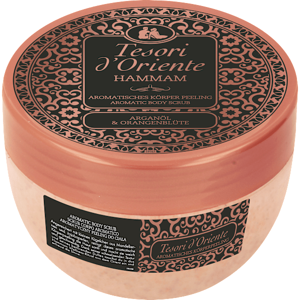 Körperpeeling Hammam, Arganöl & Orangenblüte Tesori d'Oriente