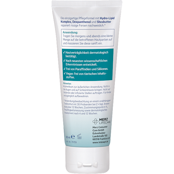 Fußcreme, Schrundensalbe Repair+ tetesept
