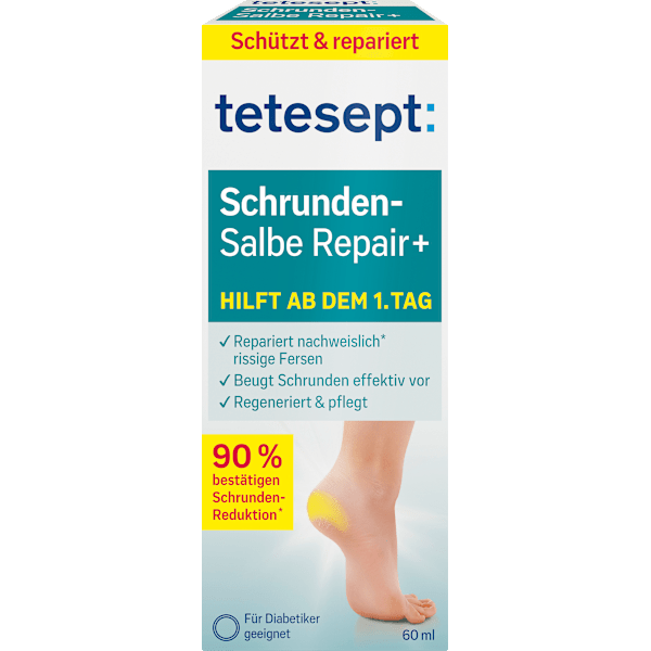 Fußcreme, Schrundensalbe Repair+ tetesept