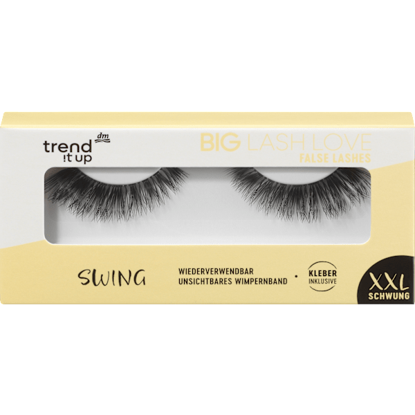 Künstliche Wimpern Big Lash Love Swing  (1 Paar) trend !t up