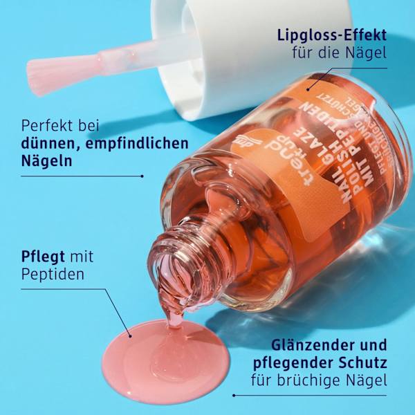 Nagelpflege Nail Glaze Polish mit Peptiden trend !t up