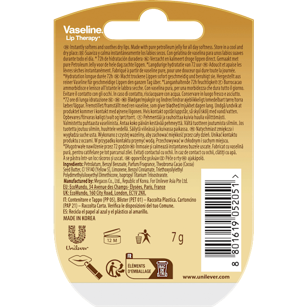 Lippenpflege Creme Brulee Vaseline