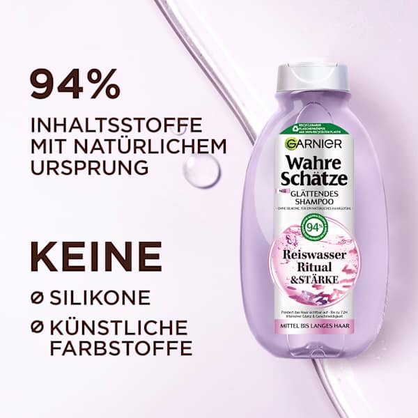 Shampoo Reiswasser Ritual & Stärke Wahre Schätze