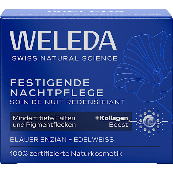 Nachtcreme festigend blauer Enzian & Edelweiß WELEDA