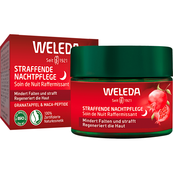 Nachtcreme straffend Granatapfel & Maca-Peptide WELEDA