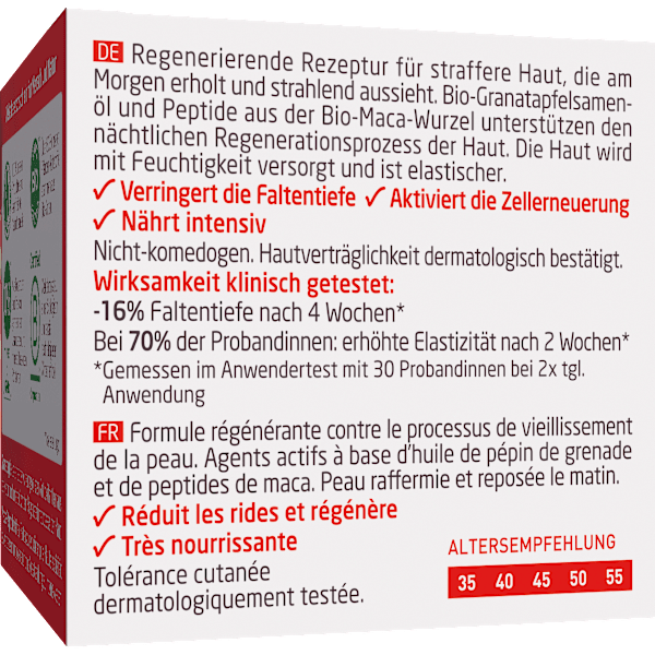 Nachtcreme straffend Granatapfel & Maca-Peptide WELEDA
