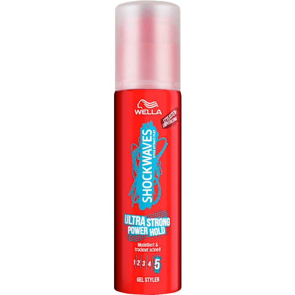 Haargel Ultra Strong Power Hold WELLA SHOCKWAVES