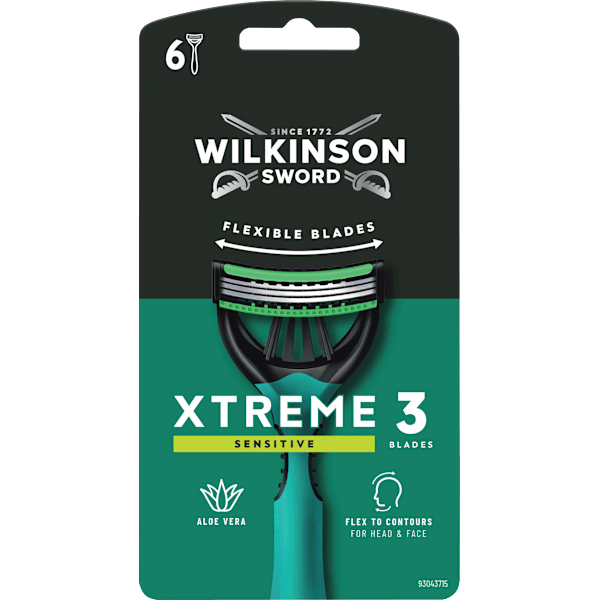 Einwegrasierer, Xtreme 3 Sensitive Comfort Flexible WILKINSON SWORD