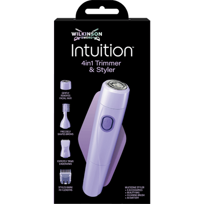 WILKINSON SWORD Hair remover, Intuition 4in1 trimmer & styler, 1 pc
