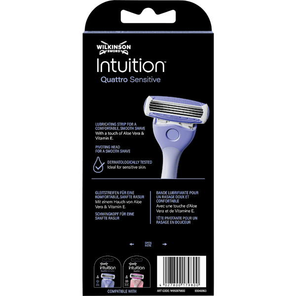 Rasierer, Intuition Quattro Sensitive WILKINSON SWORD