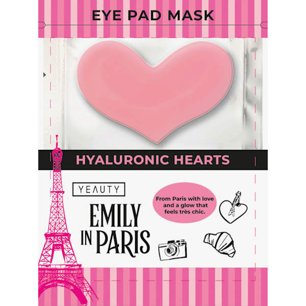 Augenpads Emily in Paris Hyaluronic Hearts (1 Paar) Yeauty